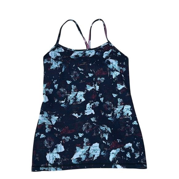 Lululemon Power Y Tank *Luon Static Blossom Multi Size 8 - Picture 6 of 11